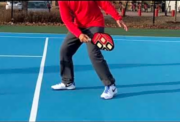 Pickleball Backhand Footwork Tip