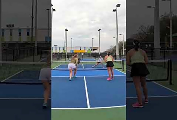 Womens Doubles Pickleball #pickleball #pickleballhighlights #pickleballaddict #pickleballgame