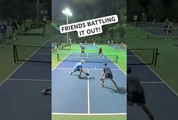 Pickleball with friends! #pickleball #pickle