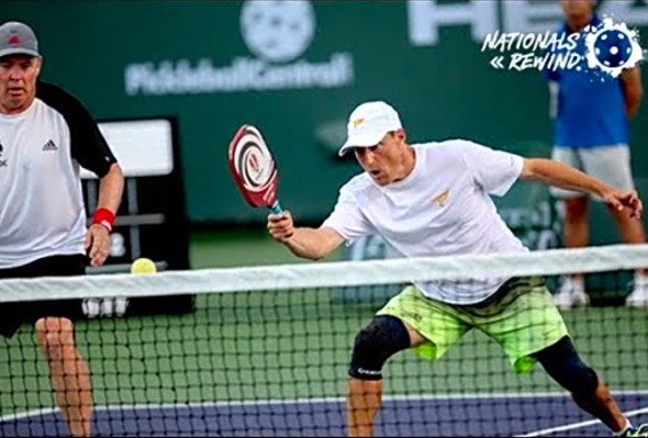 USA Pickleball Nationals: Poynter/Weinbach vs. Moore/Cole 2019 Men&#039;s Doubles Senior Pro Gold Medal