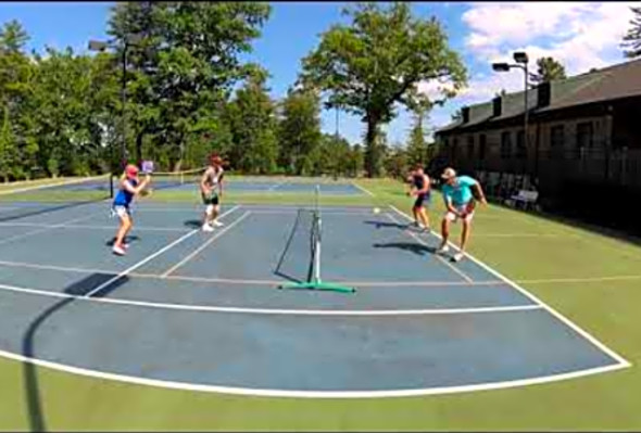 Turner Hill Pickleball - Dave/Christie vs Todd/Matt