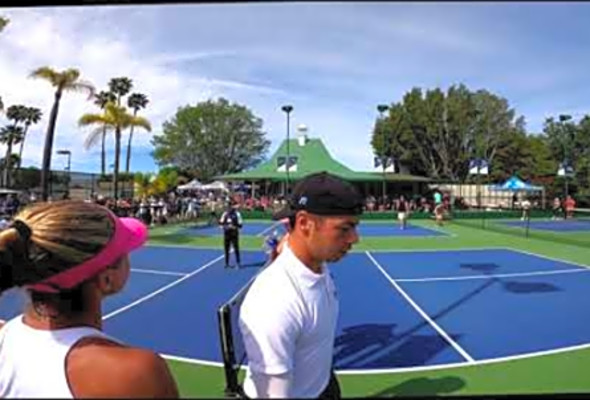 2021 PPA Newport Doubles Shootout Mixed Pro Ben Johns Simone Jardim Pat Smith Lauren Stratman 4K