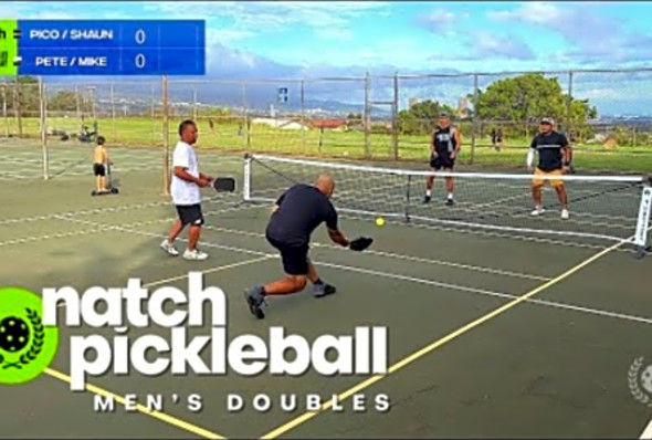 Pickleball Men&#039;s Doubles - Pete/Mike vs Pico/Shaun
