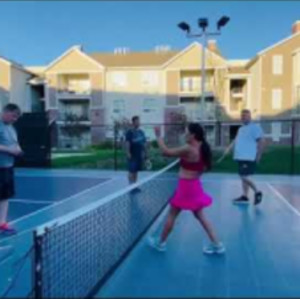 #Pickleball game today in the park at Legacy trail. atJesswani family