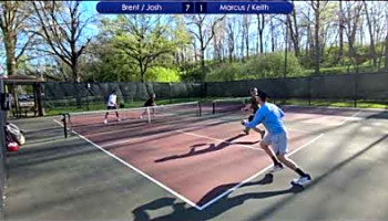 Brent and Josh vs. Marcus and Keith - 4.0 Pickleball Match