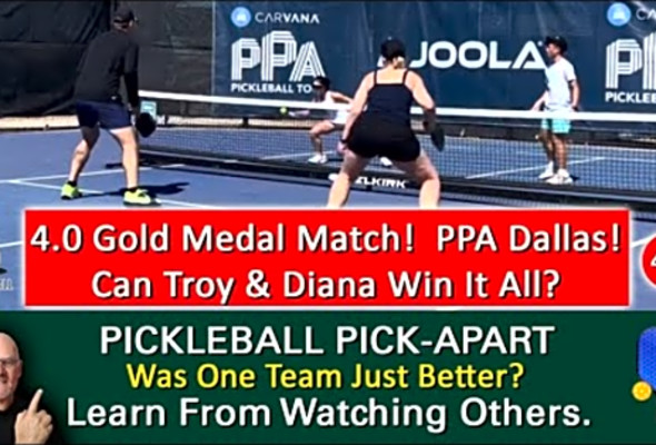 Pickleball 4.0 PPA Mixed Doubles Championship Match! Dallas, Texas. Which Team Wins And Why?