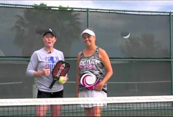 Pickleball Drill with Sarah Ansboury &amp;Stephanie Lane