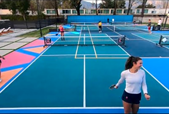 Bad Pickleball Pro Rec Jessie Irvine Rianna Valdes Lacy Schneemann Vivian Gozman 3 Games w/ Music