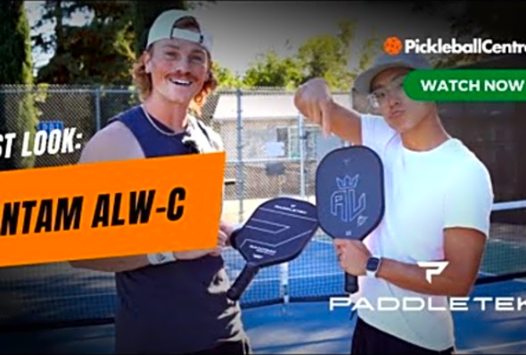 First Look: ALW-C Paddletek Pickleball Paddle Review by Pickleball Central