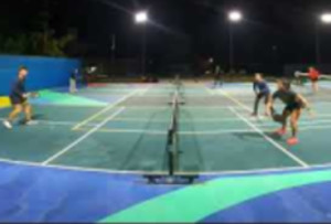 Bad Pickleball Pro Level Rec - Girls versus Boys - Jessie Rianna Erik Andre