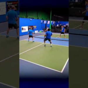 2 Incredible Shots in 2 Seconds Resulted in Broken Wall #pickleball #pic...