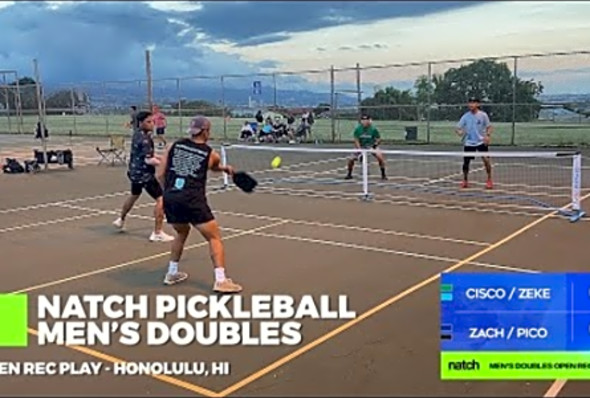 Pickleball Men&#039;s Doubles Rec Play feat. Zach/Pico vs Cisco/Zeke