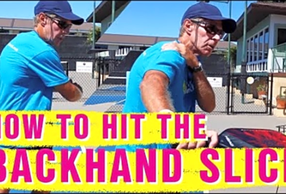 How to Hit a Backhand Slice Shot in Pickleball