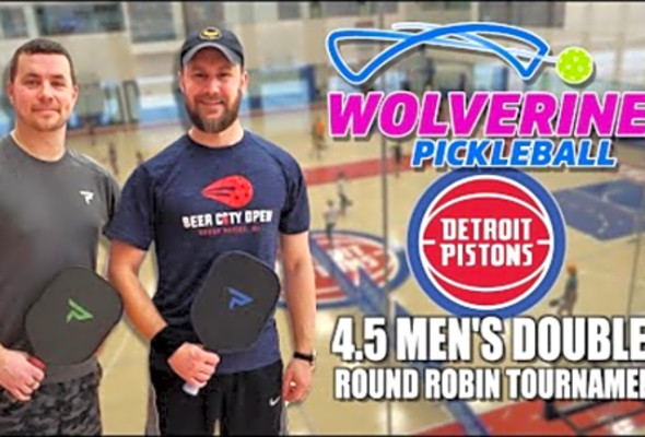 4.5 Doubles Pickleball Tournament at Detroit Pistons Performance Center