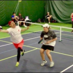 Spring Swing Pickleball-OMX BRONZE MEDAL Dave Weinbach/Katie Dyer v Andr...