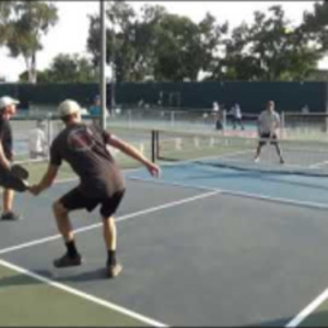 Highlights, Joel &amp; Clayton vs Thomas &amp; Jeff, Mitchell Park pickleball, 2...