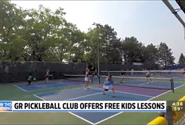 GR Pickleball Club offers free lessons for kids 8-17 years old.