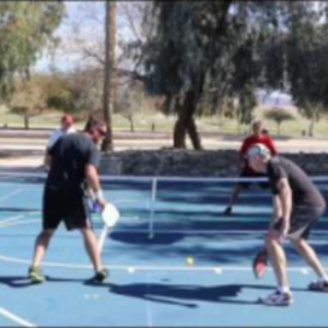 Pickleball Coach David &amp; Stretch vs Preacher &amp; Ben Button