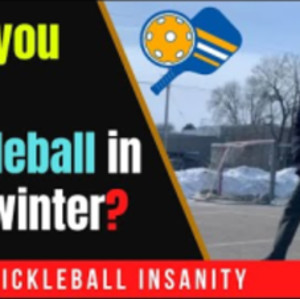 PickleBall. Can you play in the winter? - #PickleBall #ytshorts #youtube...