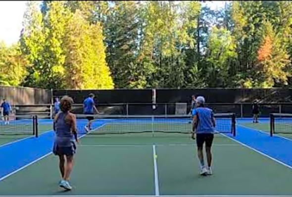 GH010286 Pickleball play at Murdo Frazer park in North Vancouver
