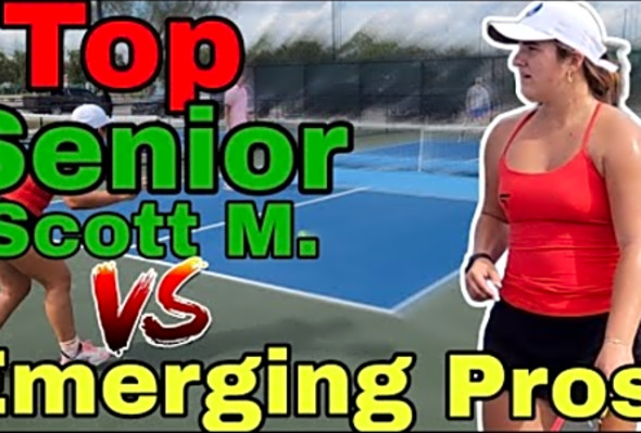 Top Senior Pro Against Mixed Doubles Pro Junior Pickleball Mini-Tourney