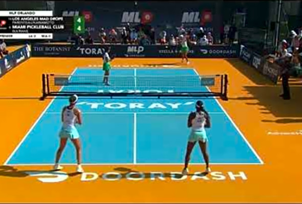 Miami Pickleball Club v Los Angeles Mad Drops at the MLP Orlando