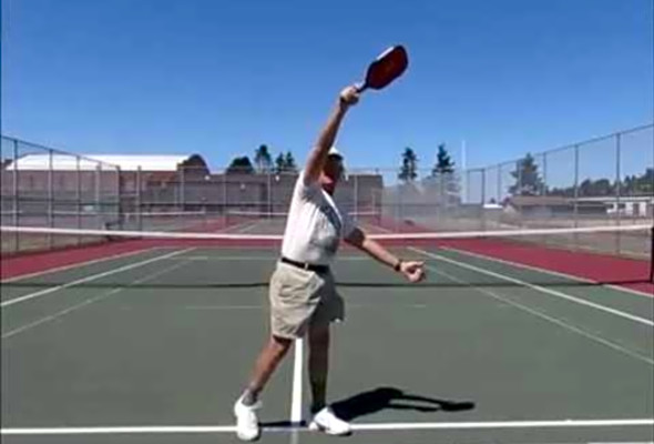 Pickleball fundamentals 09 The overhead