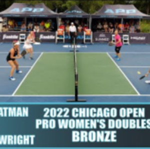 2022 APP Chicago Open Pro Women&#039;s Doubles Bronze: Koop/Stratman vs Whitw...