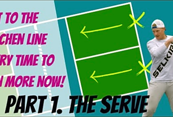 Master Your Pickleball Transition Game and Win More Immediately. Part 1/5 Your Serve is a Weapon