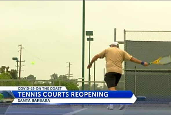 Santa Barbara tennis and pickleball courts open