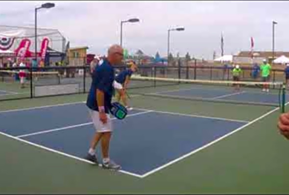 2017 Nationals Pickleball - MXD 65 5.0 - Noakes/Roberson vs Van Matre/Koerner