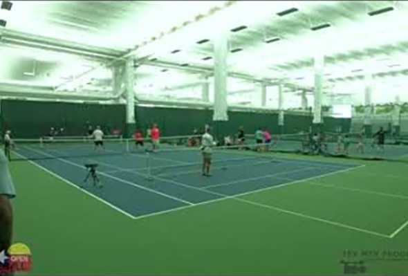 2018 TEXAS OPEN PICKLEBALL CHAMPIONSHIPS OPEN MIXED DOUBLES ADAM STONE SARAH ANSBOURY MATT WRIGHT LU