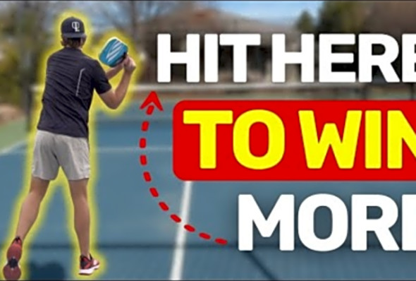 Do this to hit more winners in pickleball