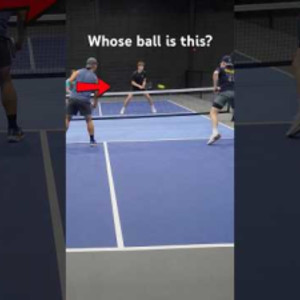 Down the middle speed up, whose responsible for it? #pickleball #pickleb...