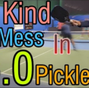 All kind Of Mess In 5.0 Pickleball Men&#039;s Doubles Rec Game