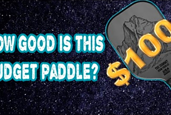 Bison The Summit 14MM Pickleball Paddle Review: Pickleball on a Budget?