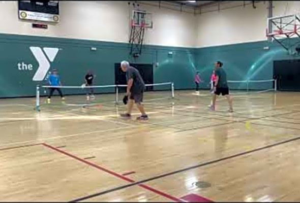 Pickleball match at YMCA on Sunday!