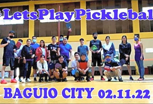 LET&#039;S PLAY PICKLEBALL BAGUIO CITY 02 11 2022! First Timer!