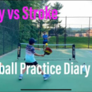 Pickleball Practice Diary - Day 10. Volley and Stroke Practice / 10