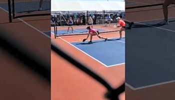 Amazing US Open Pickleball Point from Gold Medal Match Women&#039;s 5.0 19