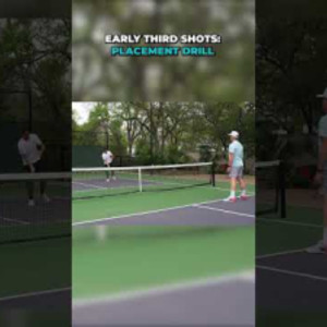 Mastering Early Third Shots: Precision Placement Drill for Pickleball Su...