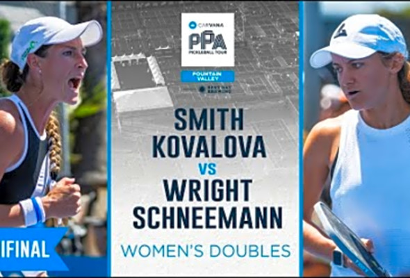 Smith/Kovalova take on Wright/Schneemann for a spot on Championship Sunday!