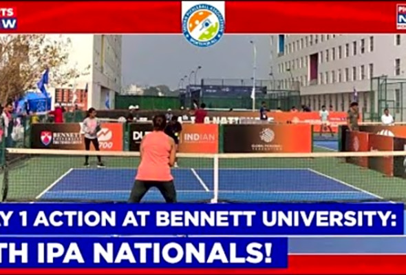 LIVE: Day 1 of the 4th IPA Nationals Pickleball at Bennett University!