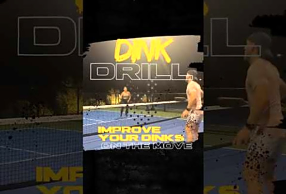 New DINK drillImprove your Pickleball game! #pickleball #sports #pickleballpod #dinkordie #dinking