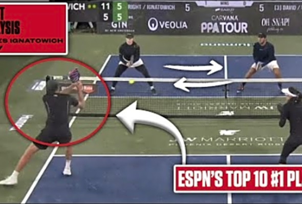 James Ignatowich&#039;s ESPN SportsCenter #1 Shot: Pickleball Point Review