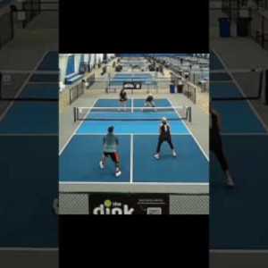 Monster poach earns the point!#pickleball #racquetsport #paddlesport