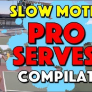Pro Pickleball Serves - Slow Motion Serves with Top Pro Players