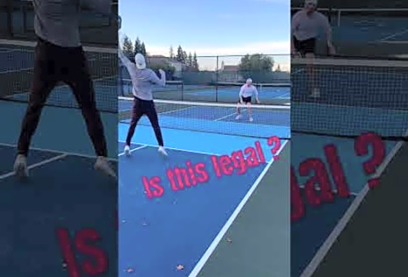 Is this legal ?? #pickleball
