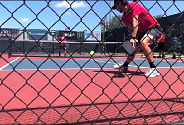 Yates Johnson vs Jason Garriotte - 3rd Round Pro Singles - 2023 US Open Pickleball - Naples, Florida