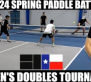 Coach B&#039;s 2024 Spring Paddle Battle 4.0 Men&#039;s Doubles Pickleball Tournament